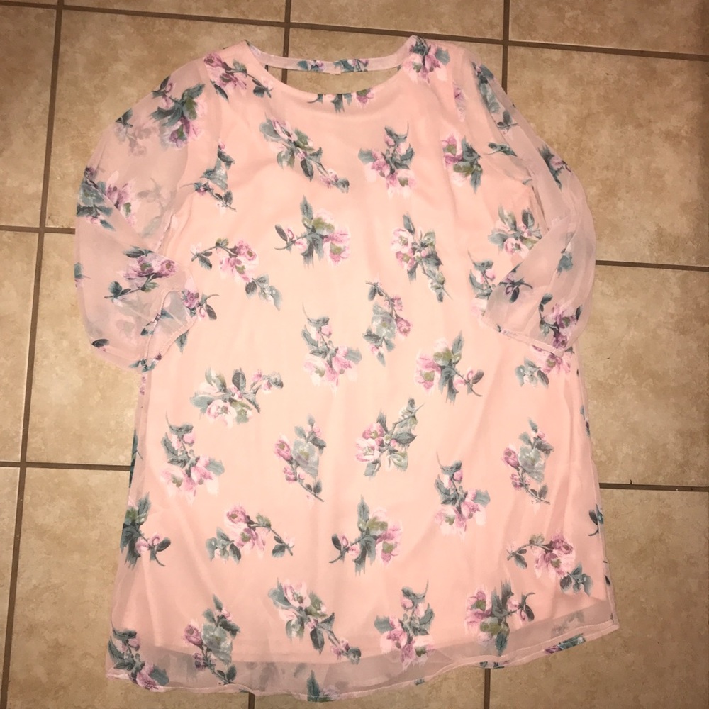 Beautiful staccato floral dress
